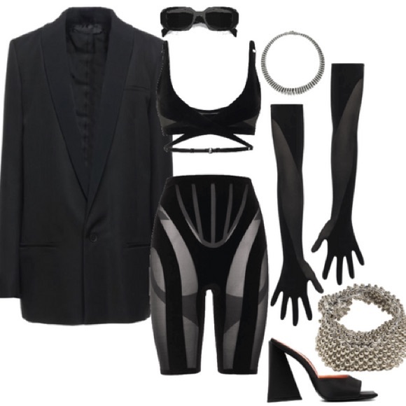 Mugler x Wolford Flock Shaping shorts - Picture 6 of 6